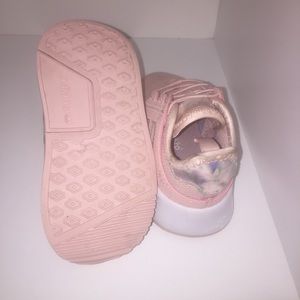 Pink peach Kids Adidas shoes
